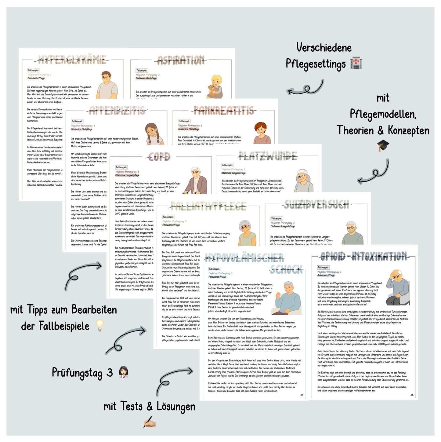 BUNDLE Fallbeispiele & Lösungen