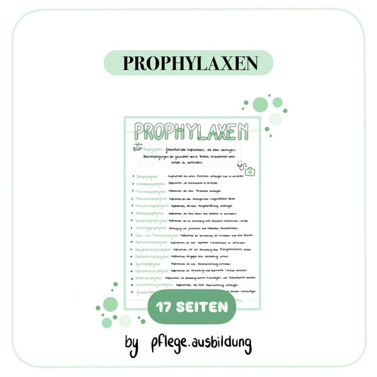 Prophylaxen in der Pflege